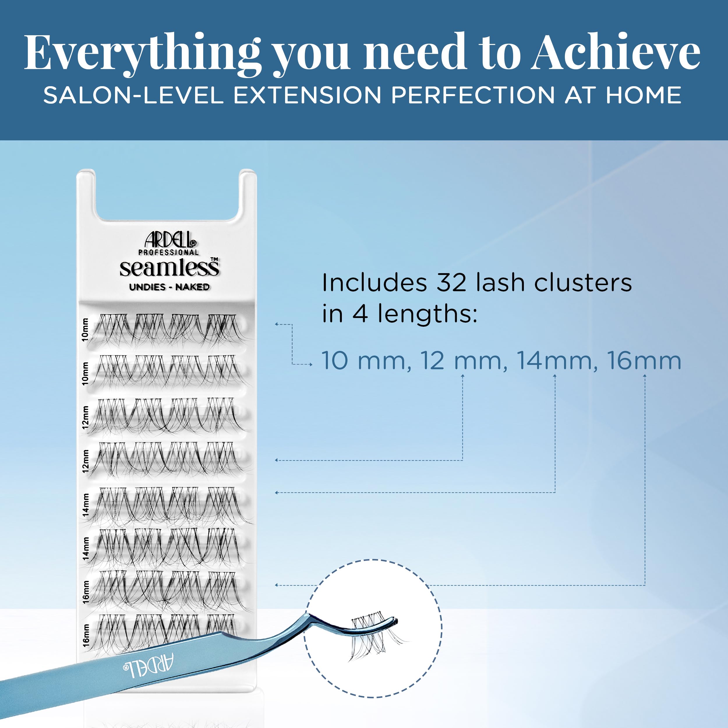 Ardell Seamless Naked Underlash individual lashes with customizable lengths