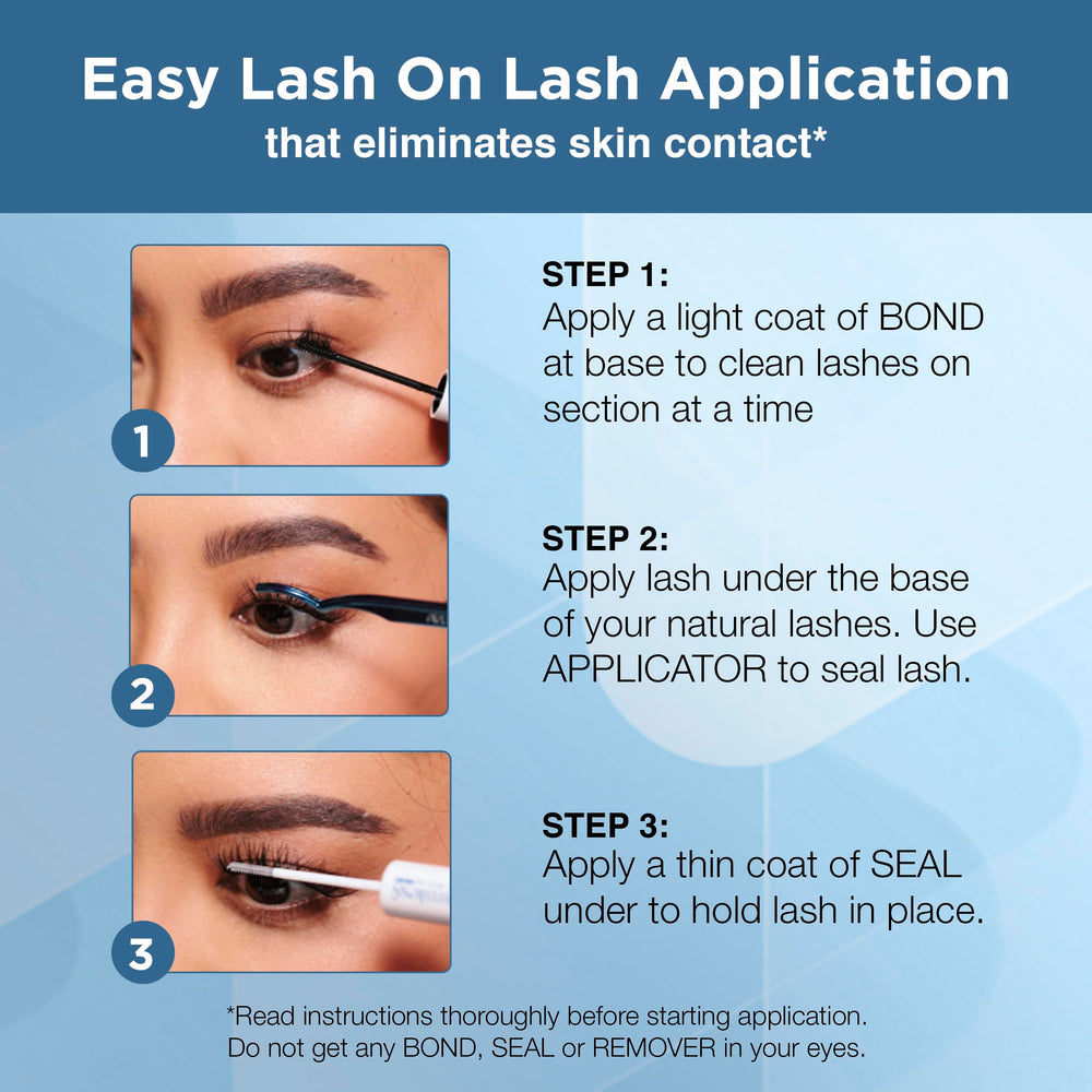 Ardell Seamless Naked Underlash knot-free blend creates a seamless lash line
