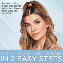 Ardell Seamless Underlash Bond and Seal application closeup shows smooth, lightweight hold.