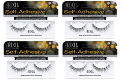 Ardell Self-Adhesive Demi Wispies four-pack, front view, no glue needed for easy on-the-go glam.