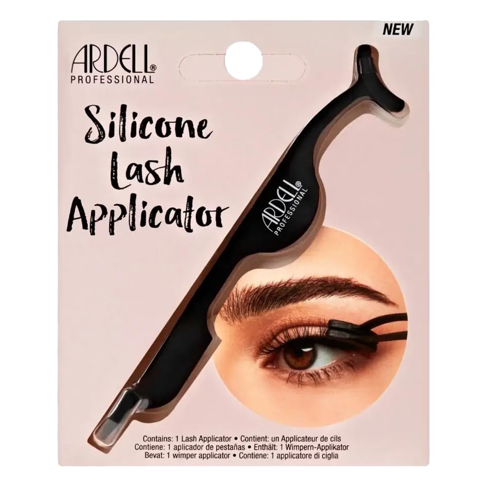Ardell silicone lash applicator with soft grip for precise lash placement.