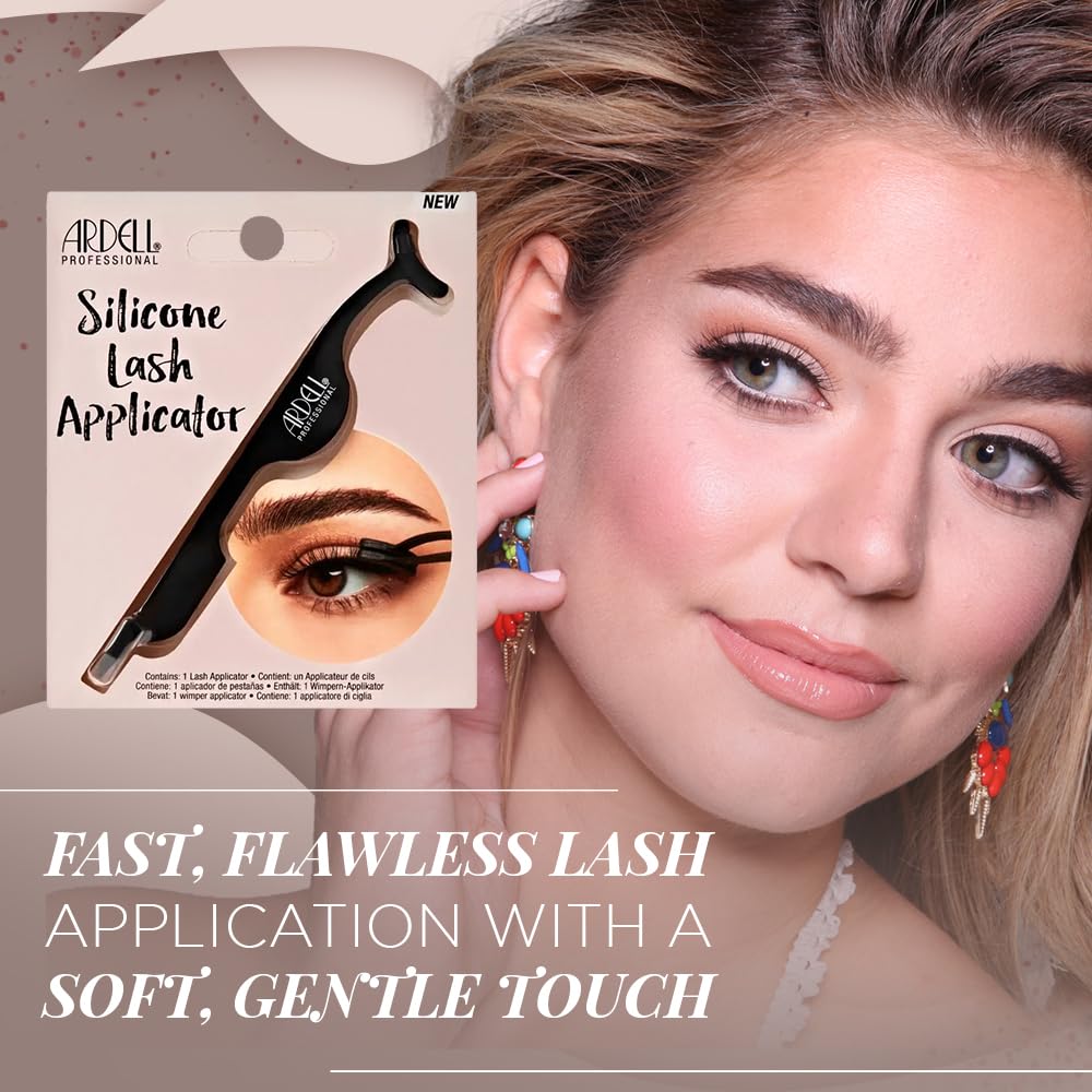 Ardell strip lash application tool for clean strip lash placement.