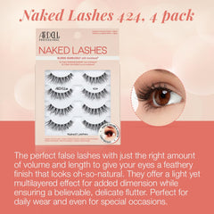 Ardell Naked 424 natural-blend lashes that shape and lift.