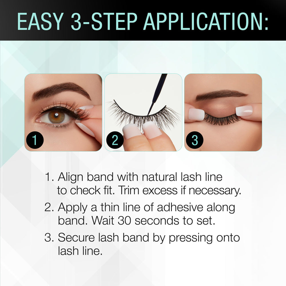 Ardell Strong Hold Lash Glue 1-pack packaging for quick setup.