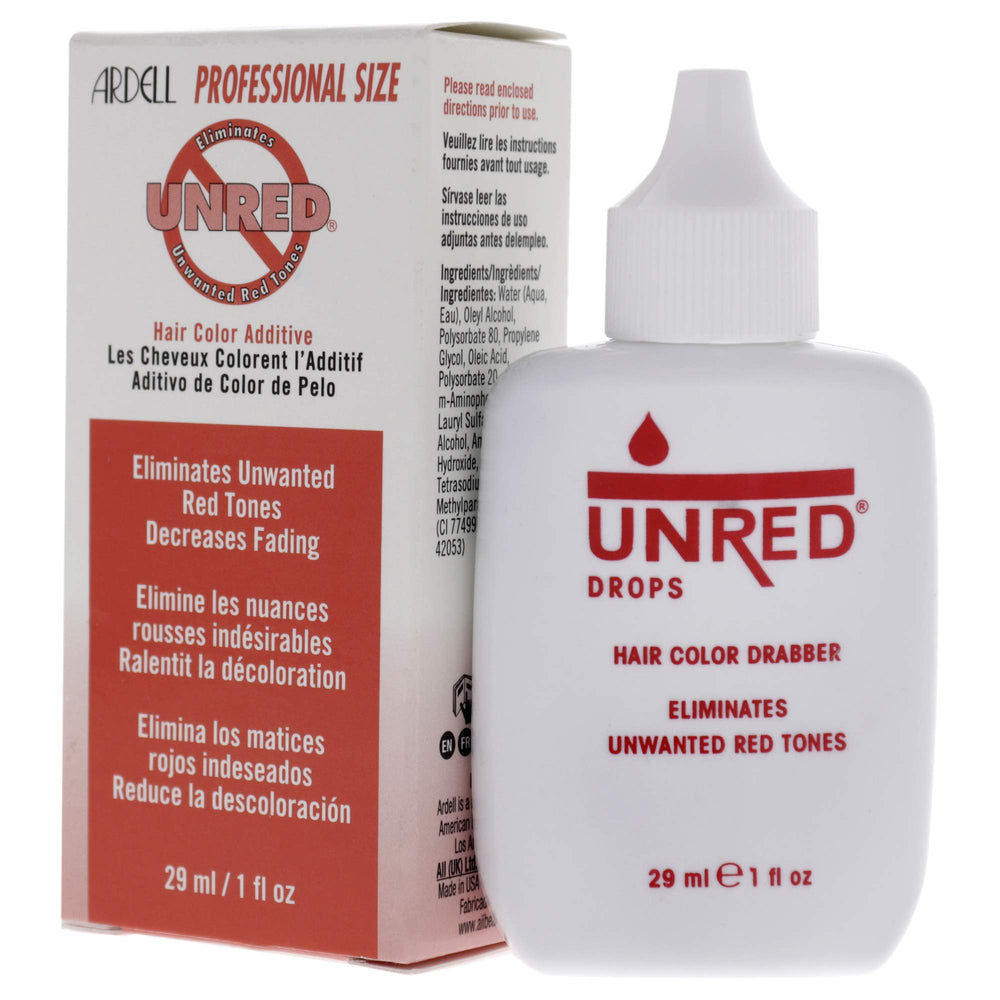 Ardell Unred Additive helps improve color results during processing.