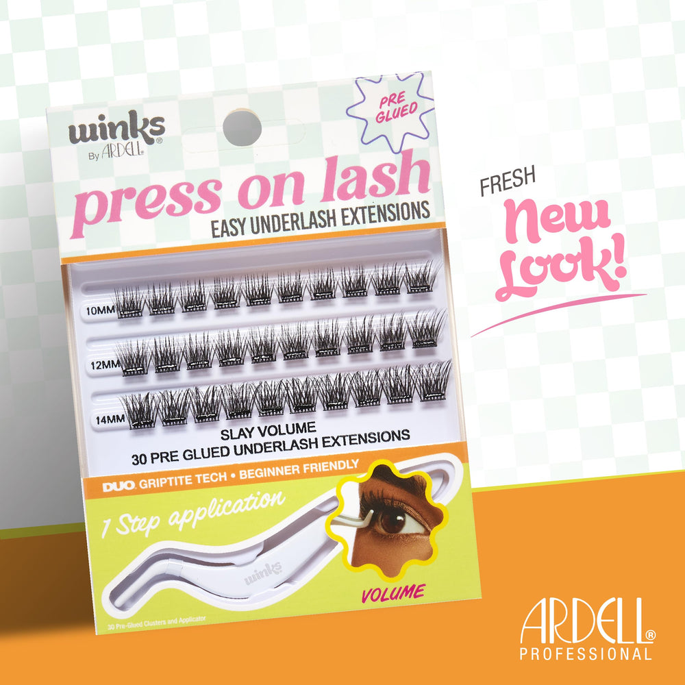 Ardell Winks volume crisscross creates a fuller, natural look.