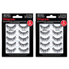 Ardell Wispies Black 2-pack lashes with a natural-looking flutter for daily wear.