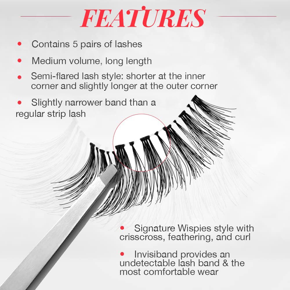 Ardell Wispies easy-application lashes for DIY enthusiasts seeking quick upgrade.