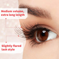 Ardell Wispies round lash style enhances eye opening with doll-like fringe