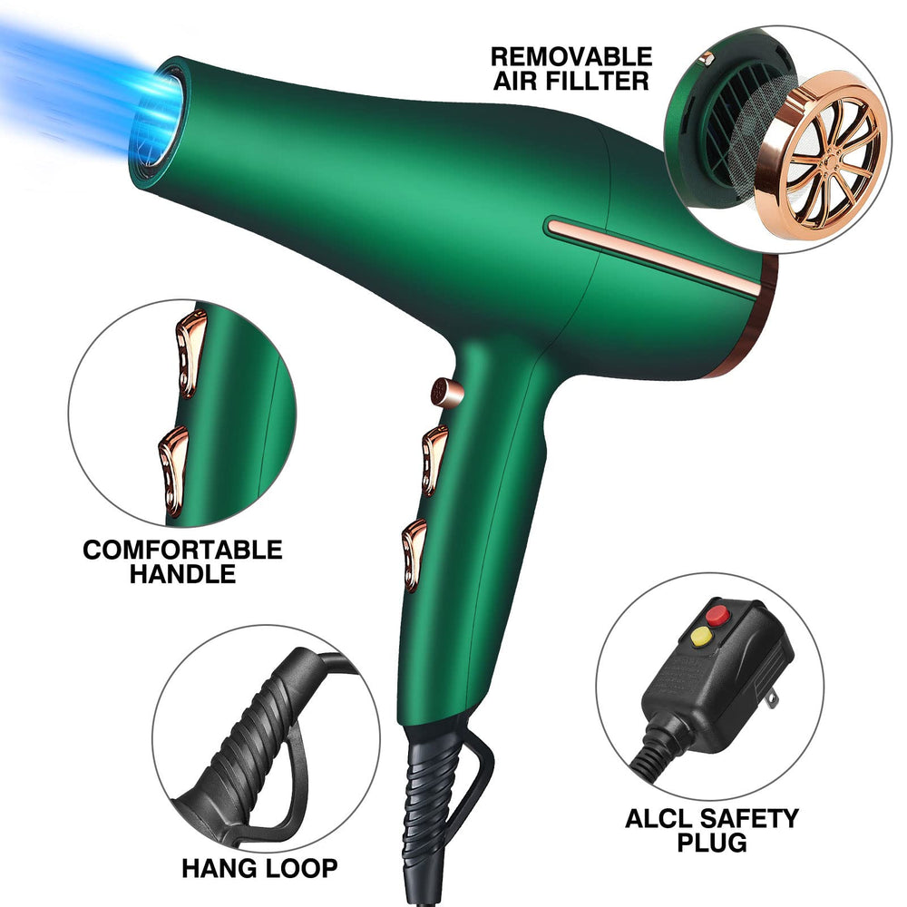 ARDIRO 2000W hair dryer concentrator nozzle for precise styling.