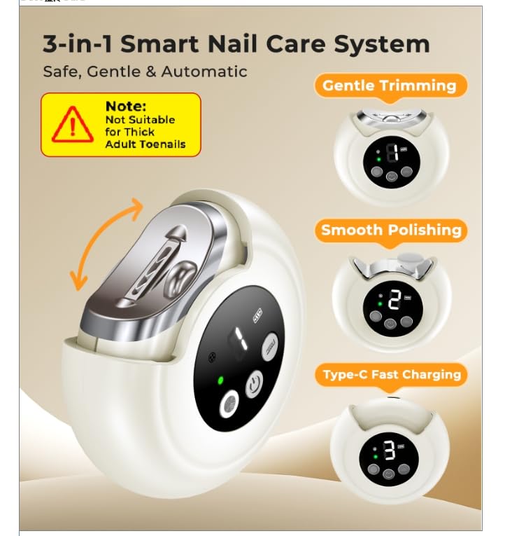 AREDAN 3-speed control panel enabling gentle to robust trimming