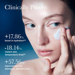 ARENCIA Deep Water Surge Cream texture closeup non-greasy finish