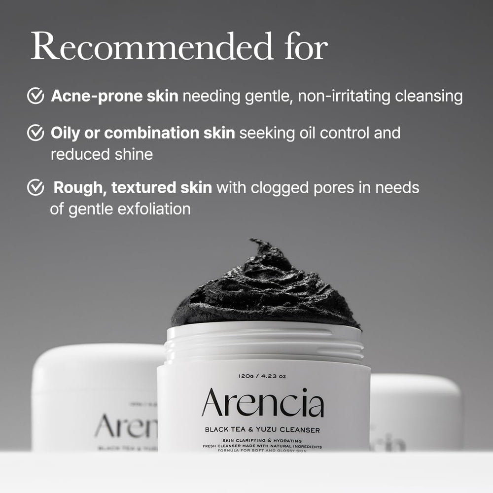 ARENCIA packaging and tube design highlights premium aesthetic.