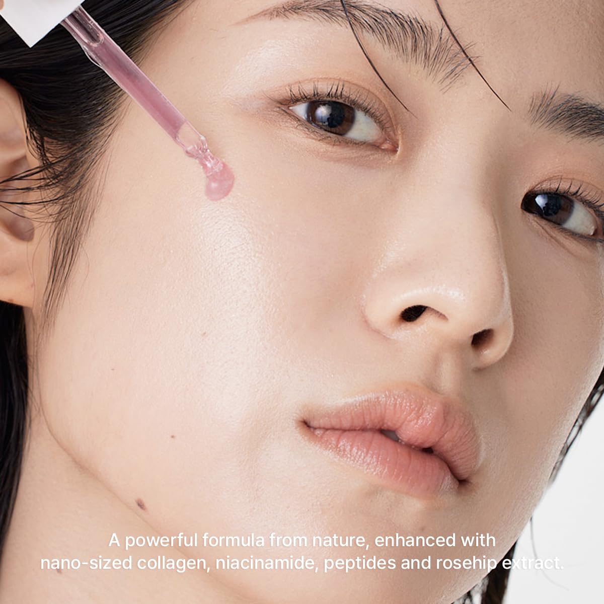 ARENCIA Red Collagen + Peptide Serum, etiqueta clara con información útil.