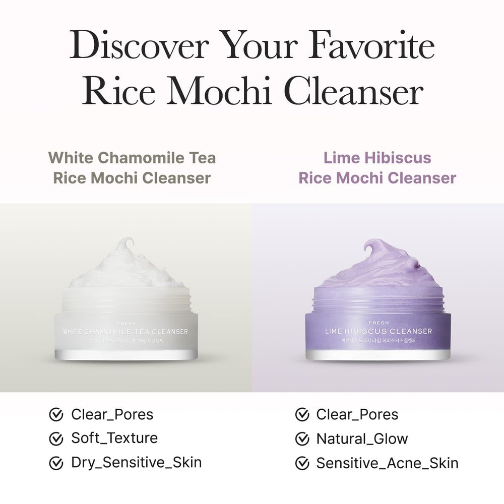 Arencia Rice Mochi Cleanser peach variant, soothing fragrance and gentle impurity removal.