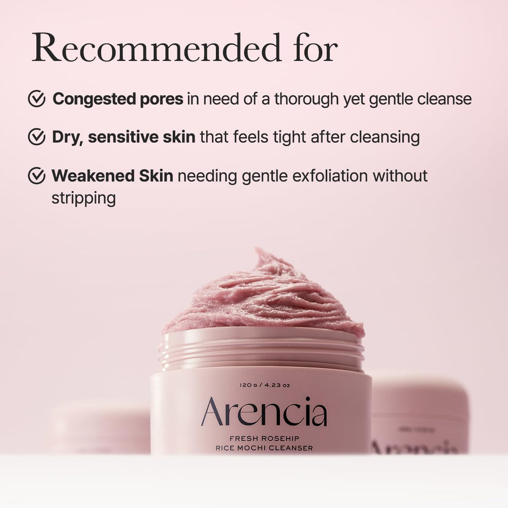 Arencia Rosehip apto para todos los tipos de piel en uso diario.