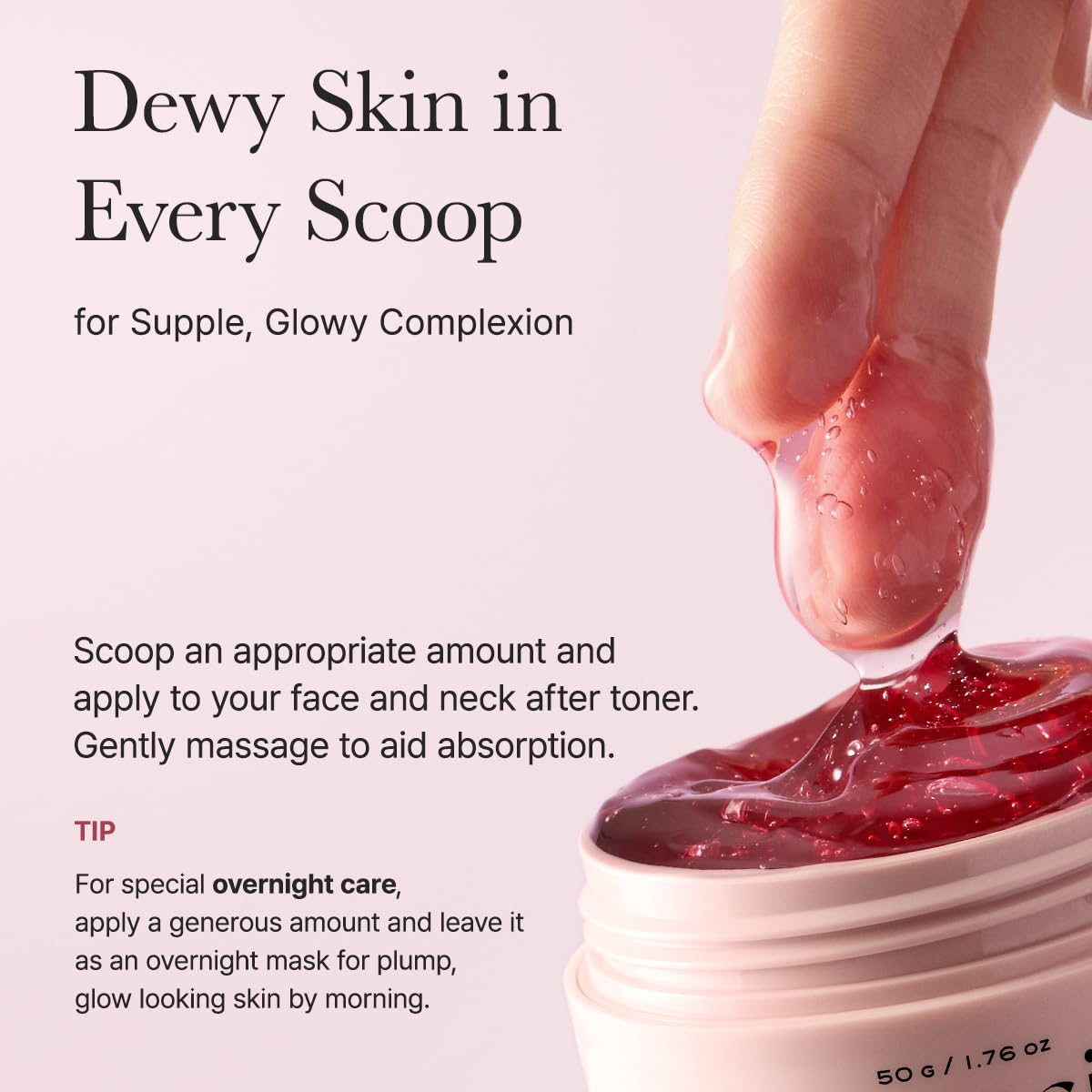 Sensación fresca tras la aplicación de Arencia Rojo Batido Serum.