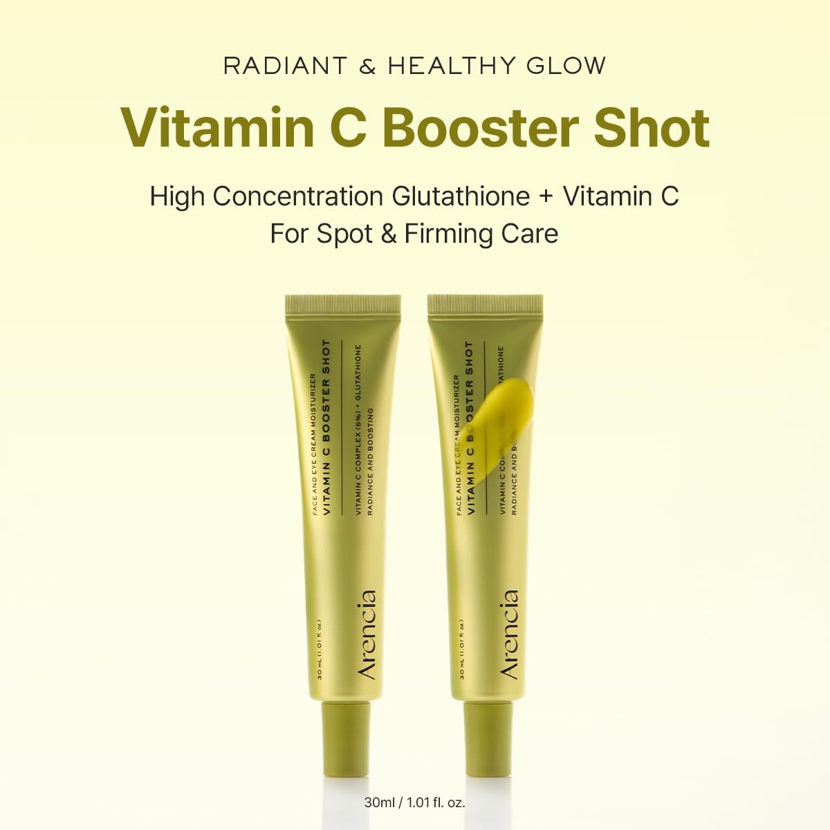 ARENCIA Arencia Vitamin C Booster Shot Serum quickly absorbs for lightweight hydration