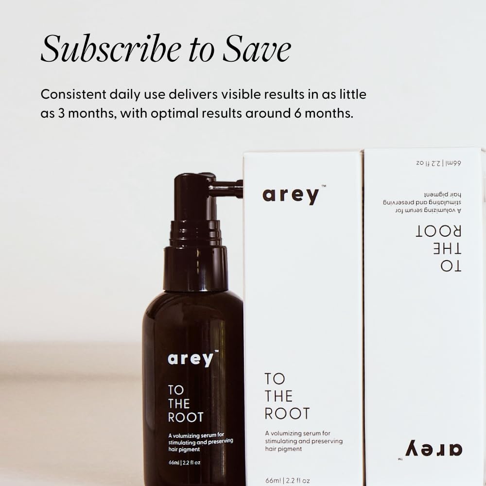 Arey To The Root daily-use routine promotes healthier, fuller-looking hair.