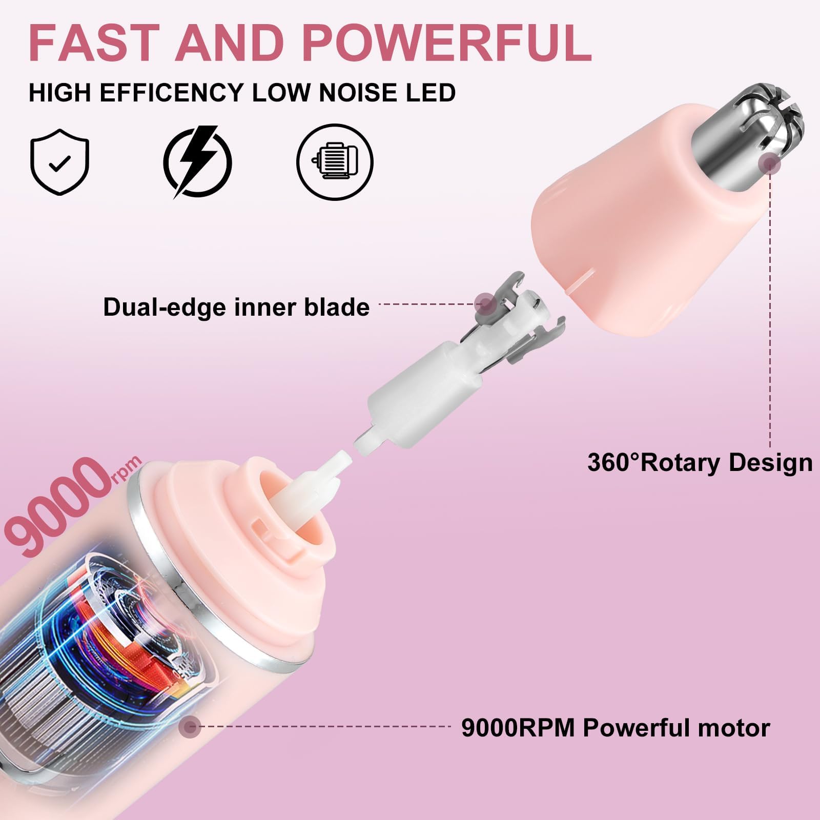 AREYZIN compact-travel-case-trimmer fits in luggage for on-the-go grooming.
