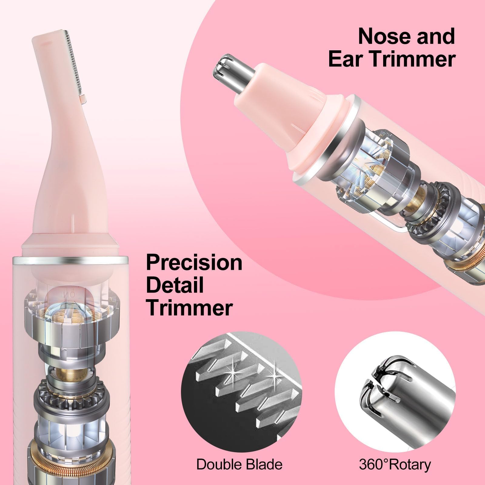 AREYZIN washable-head-trimmer cleans easily after every use.