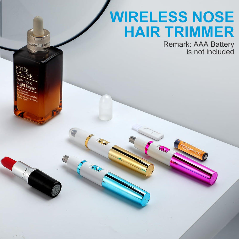 Areyzin nose hair trimmer compact design—great for travel and storage.