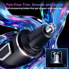 AREYZIN nose-trimmer USB rechargeable battery for cordless grooming