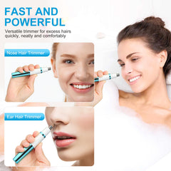 Areyzin women's nose hair trimmer blade—dual-edge design for clean, even trimming.