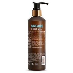 Argan Magic aplica en cabello húmedo para definición suave y frizz reducido