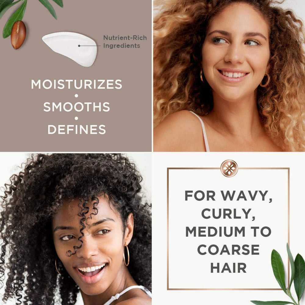 Argan Magic cabello brillante y definido tras el uso.