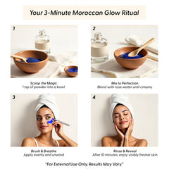 Argaviva aplicacion agua de rosas: mezcla fácil para crear mascarilla casera de acción suave.