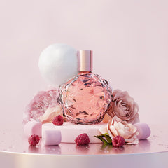 Ari by Ariana Grande top notes feature crisp pear and pink grapefruit for a bright opening