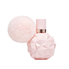 Ariana Grande Sweet Like Candy bottle with faceted gem design, elegant style.