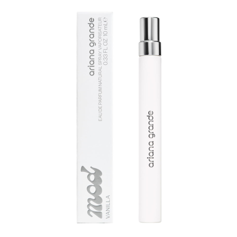 Ariana Grande MOD Vanilla EDP showcases dark-plum along with musk for bold day-to-night appeal.