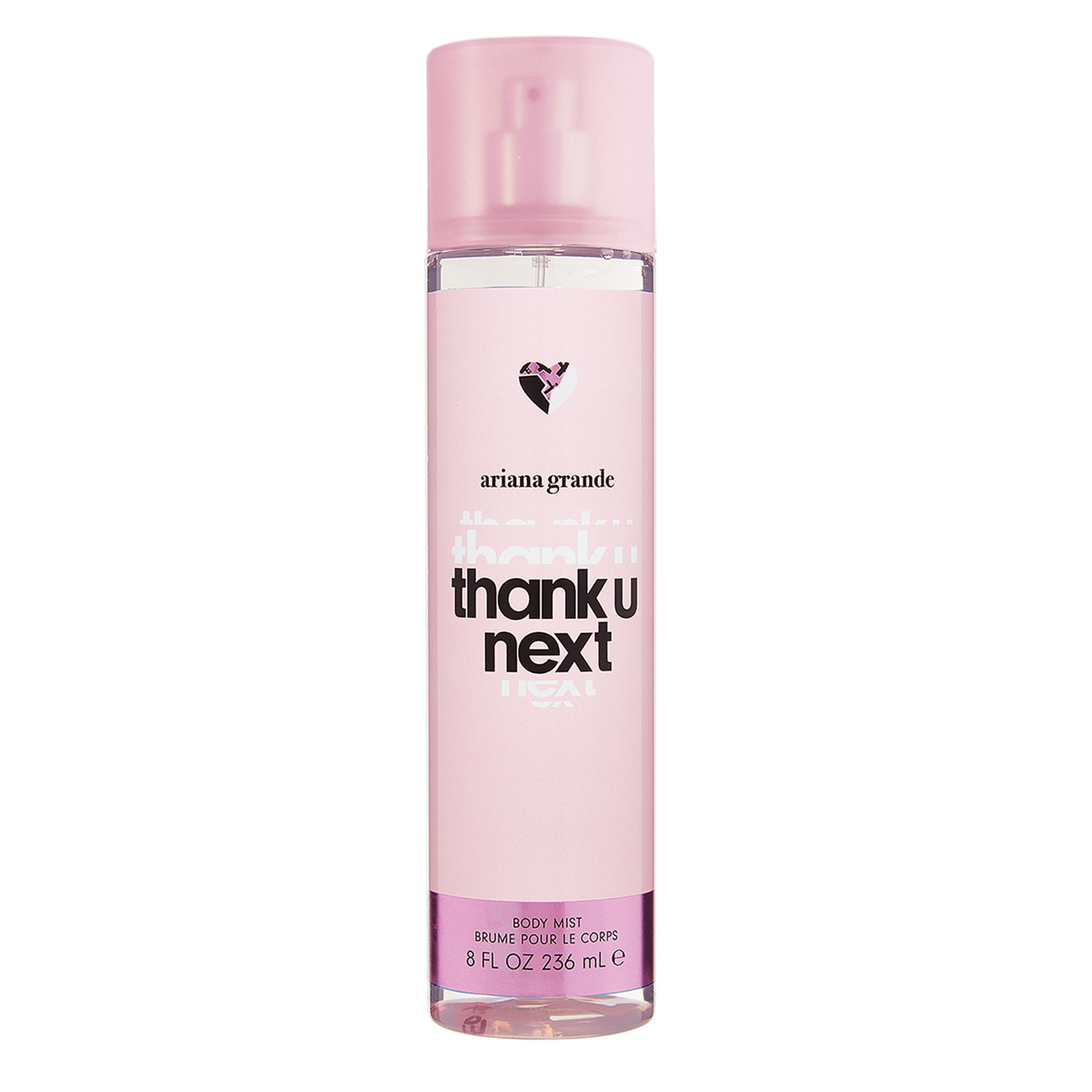 Ariana Grande Thank U, Next bottle display with sleek pink design, ideal for everyday wear.