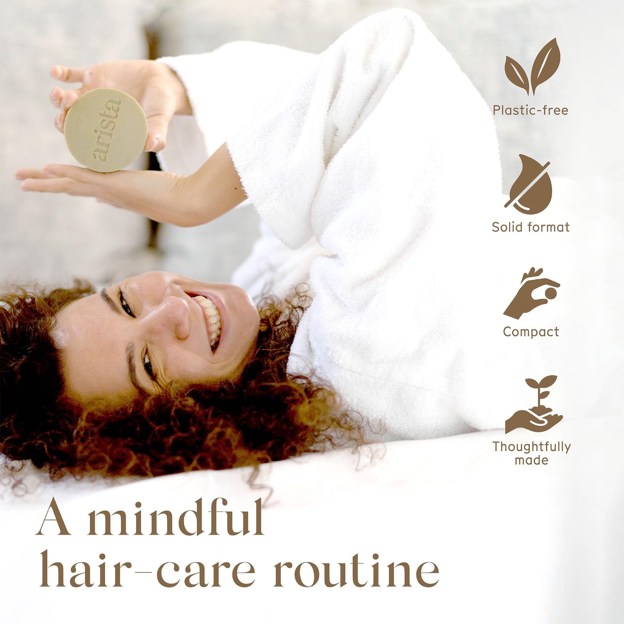 Arista Ayurveda barra champú con espuma lujosa para lavado agradable