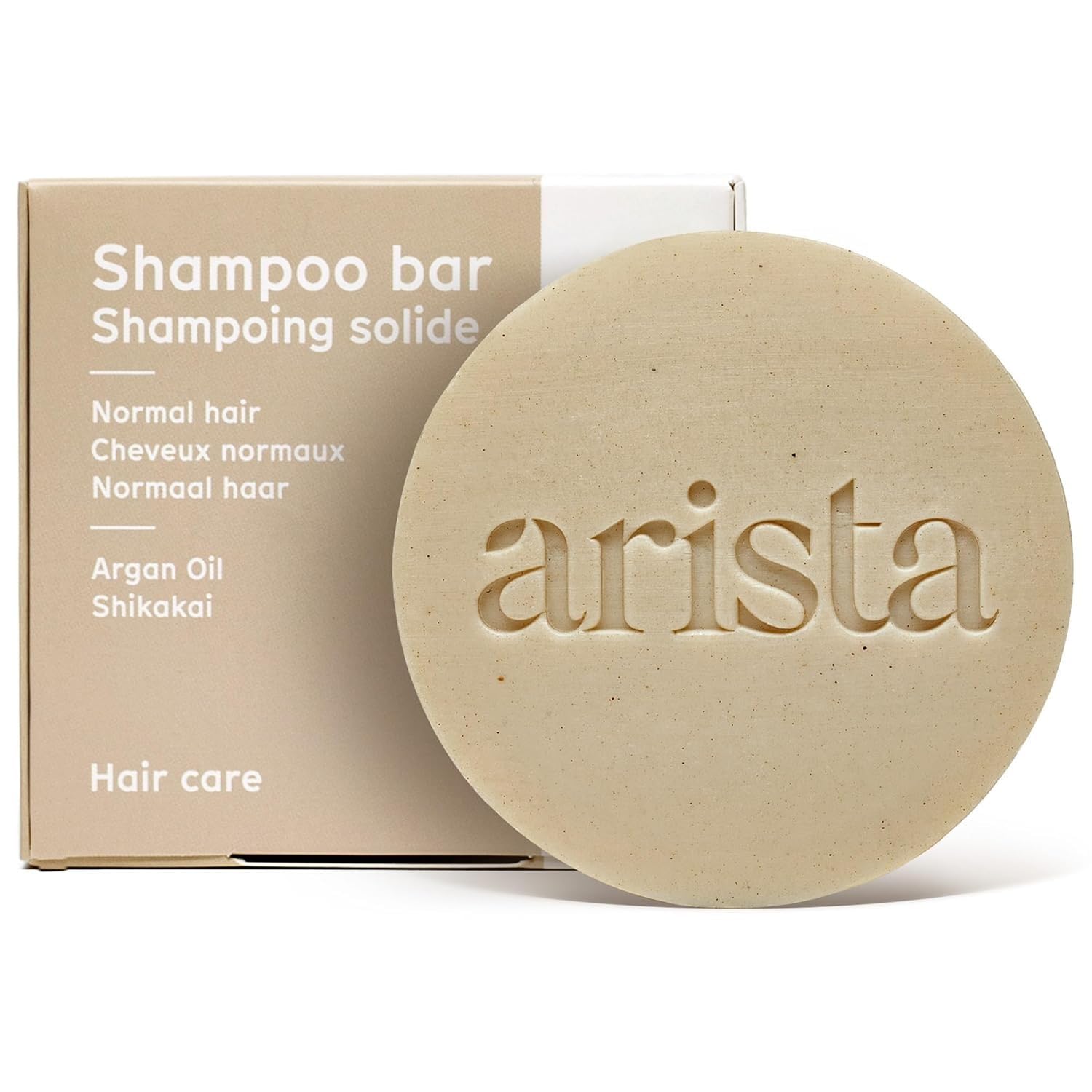 Arista Ayurveda barra champú normal cabello mojado para limpieza suave