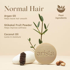 Arista Ayurveda barra champú sin sulfatos para cabello suave