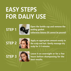 Ariyv Batana Oil bottle cap designed for quick daily use on the scalp.