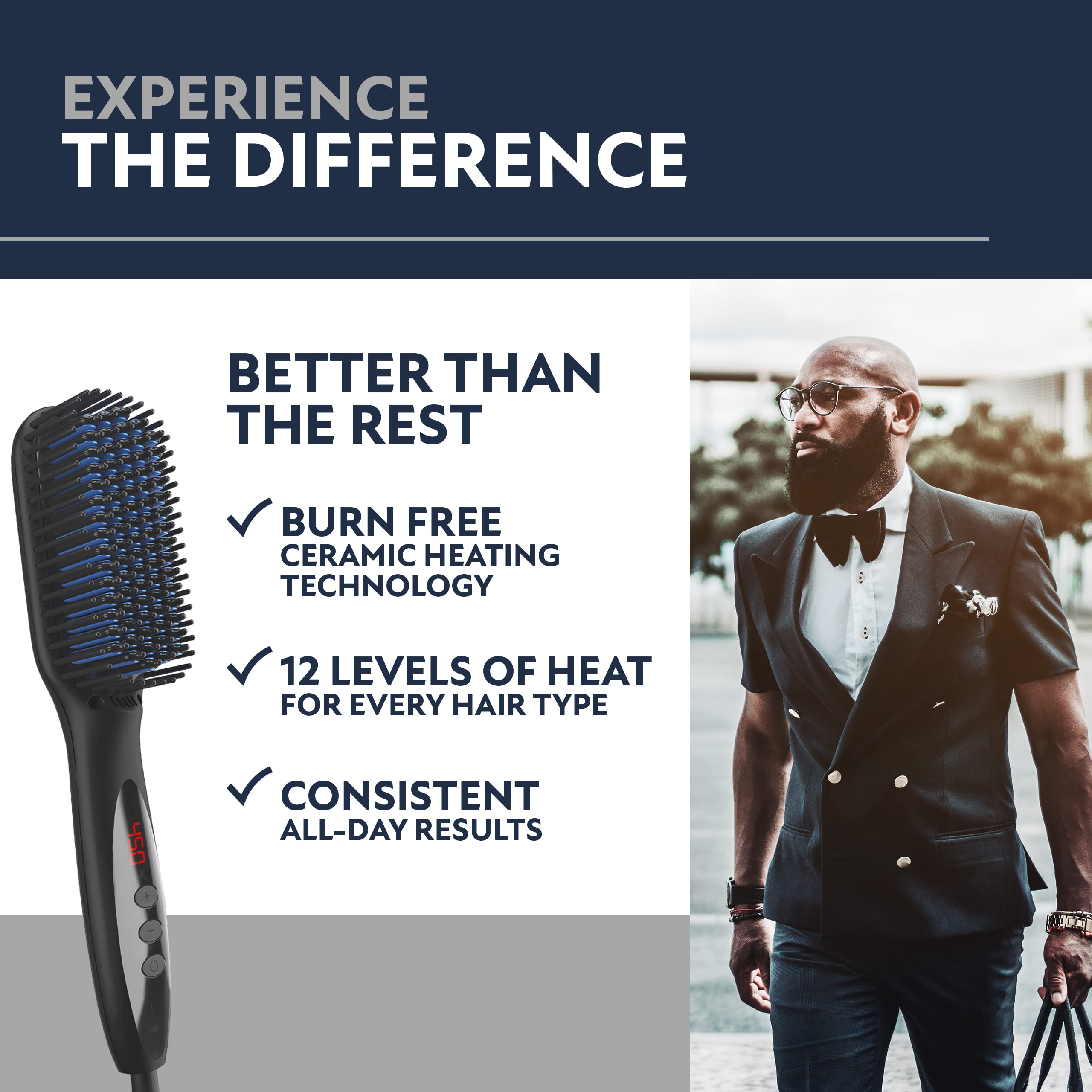 Arkam hard shell travel case protects your beard kit on the go.