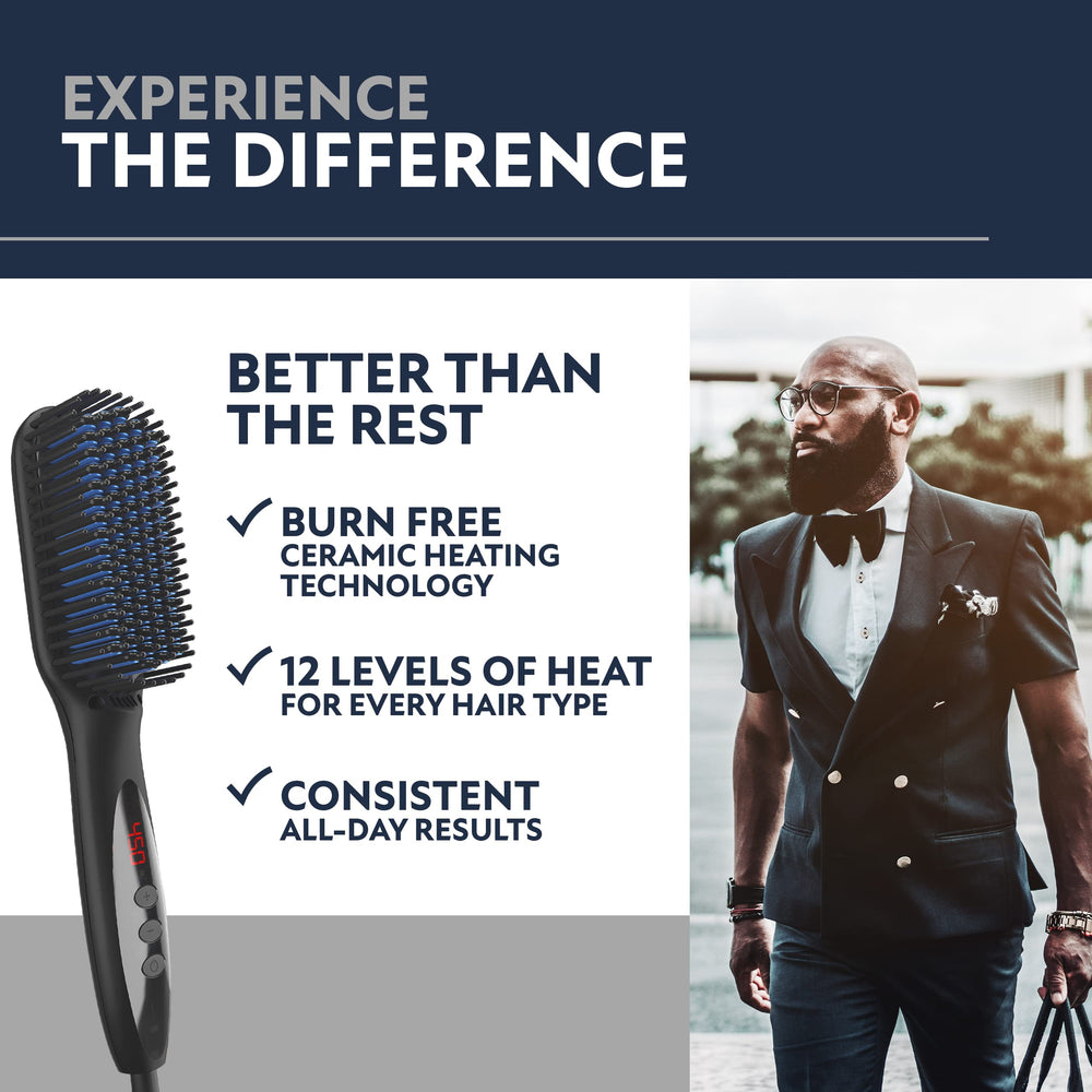 Arkam hard shell travel case protects your beard kit on the go.