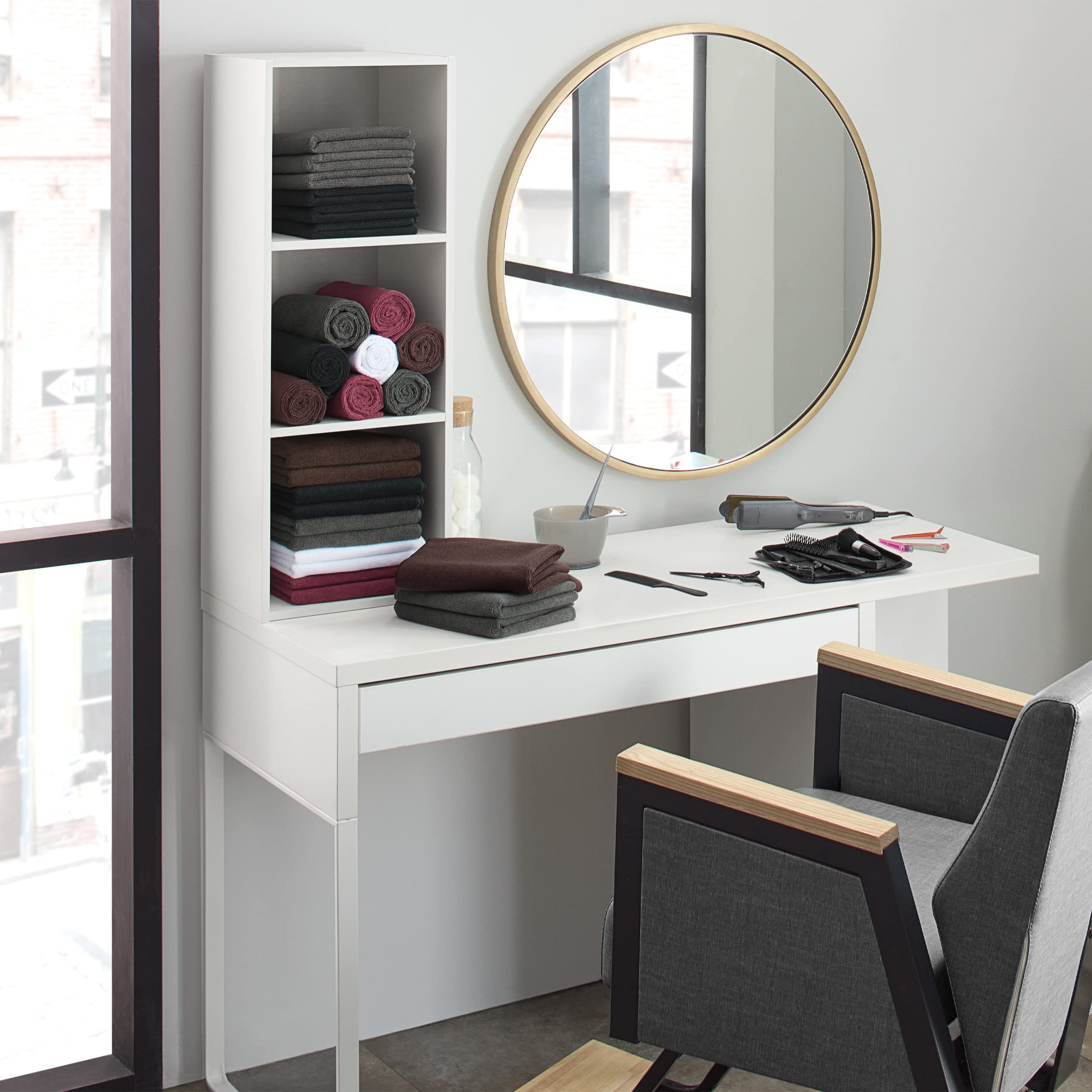 Arkwright towels with bulk packaging support impulse buys in reception areas.
