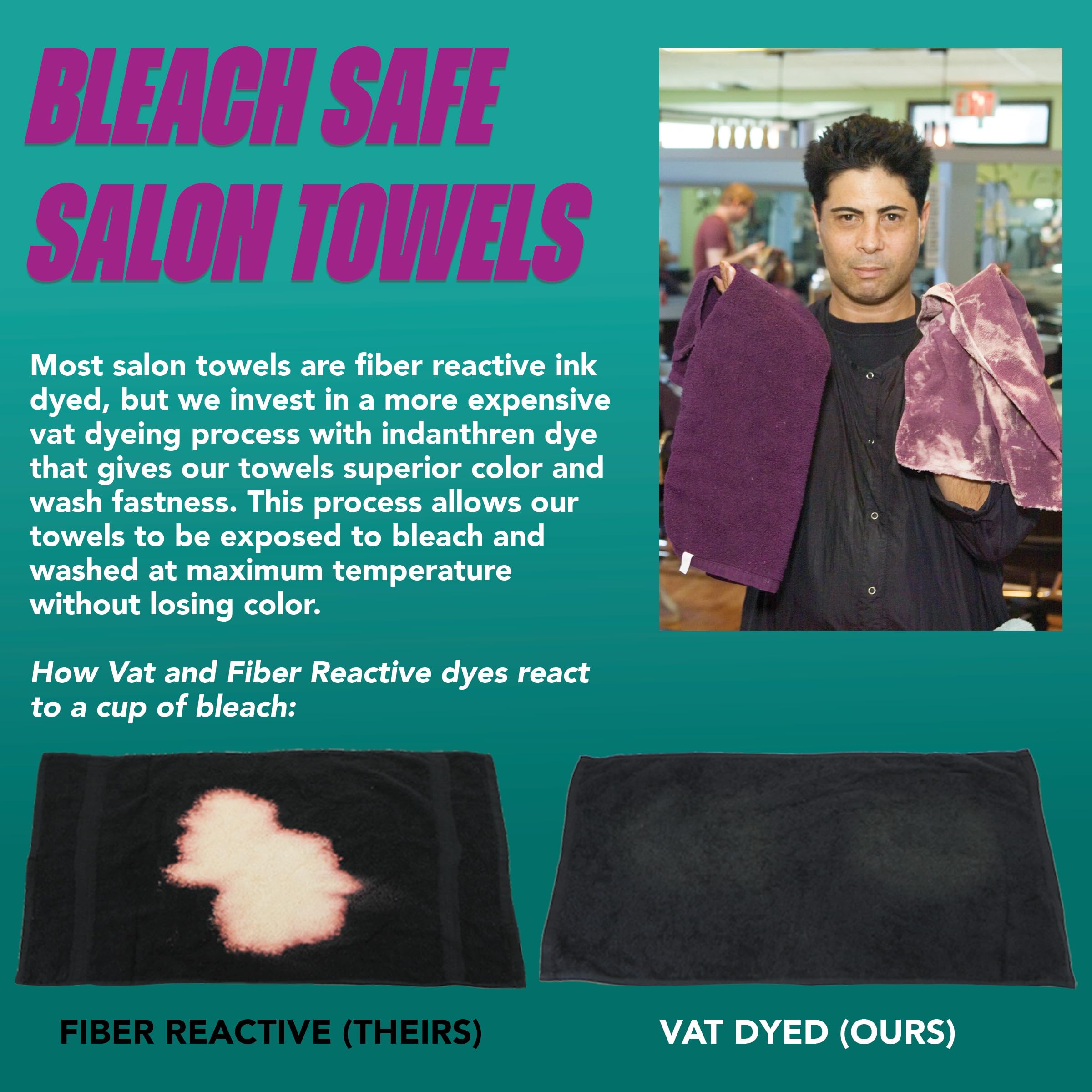 Arkwright bulk-pack towels ideal for salons and spa clinics.