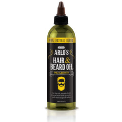 Arlo's Pro-Growth 8 oz bottle ready for daily hair and beard care.