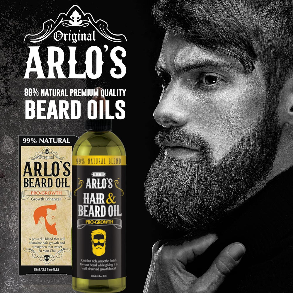 Arlo's Pro-Growth bottle beside natural ingredient icons for transparency.