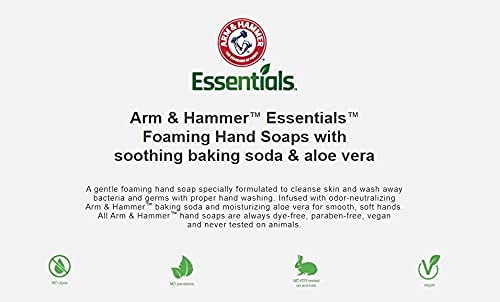 Aloe vera hidratante en Arm & Hammer Essentials Jabón de Manos