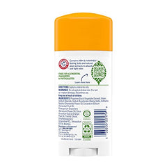 Arm and Hammer Essentials orange citrus deodorant application for all-day odor control.