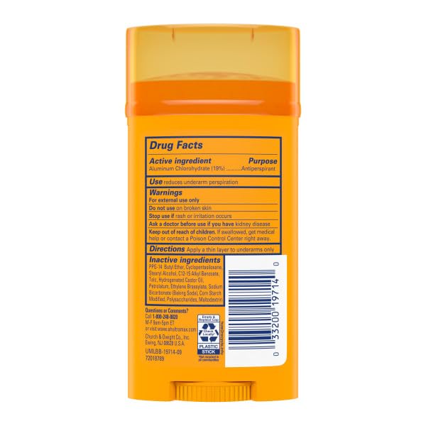 Arm & Hammer Ultra Max application underarm for daily freshness.