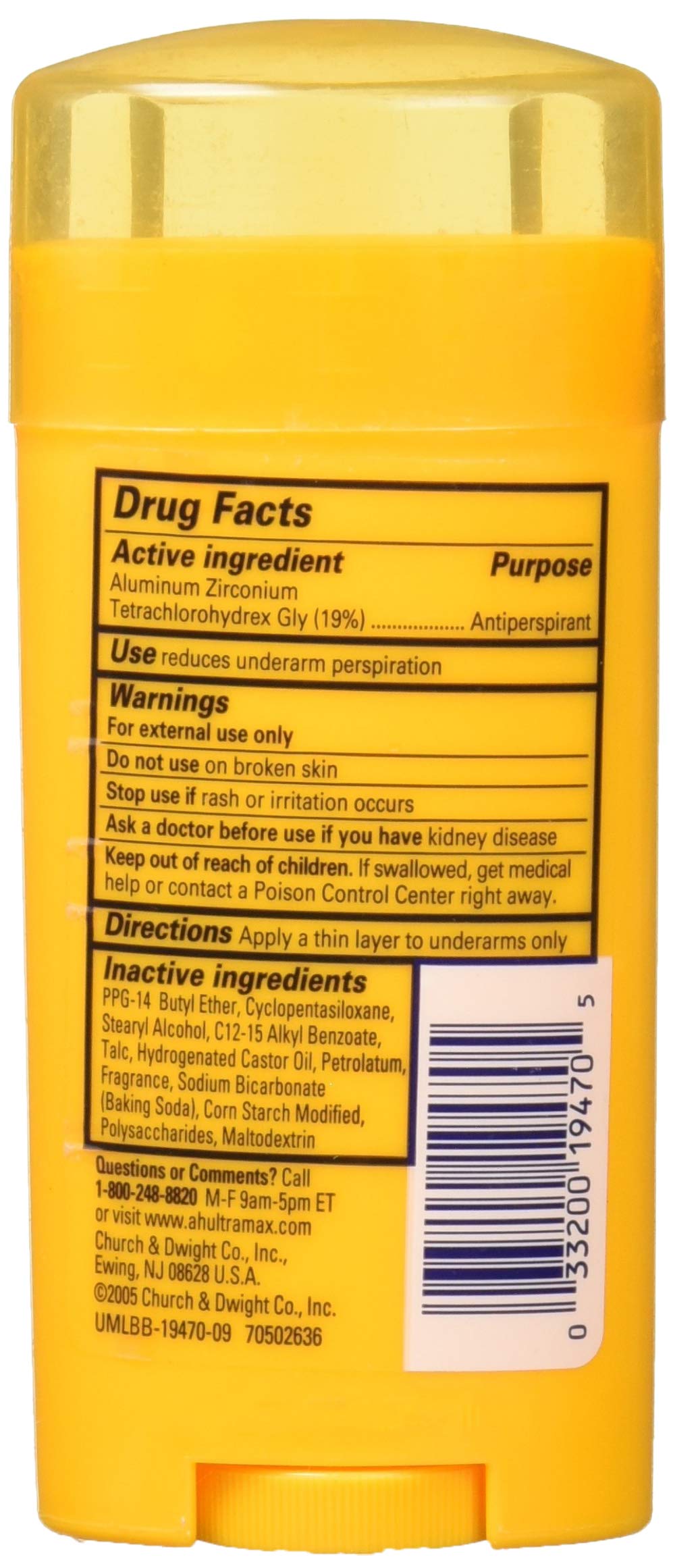 Arm & Hammer Ultramax en paquete de cuatro, listo para uso diario