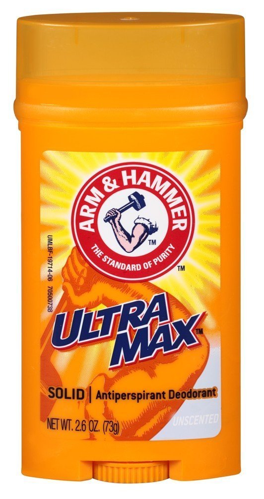 Arm & Hammer Ultramax Unscented Solid image, dry feel and long-lasting protection.